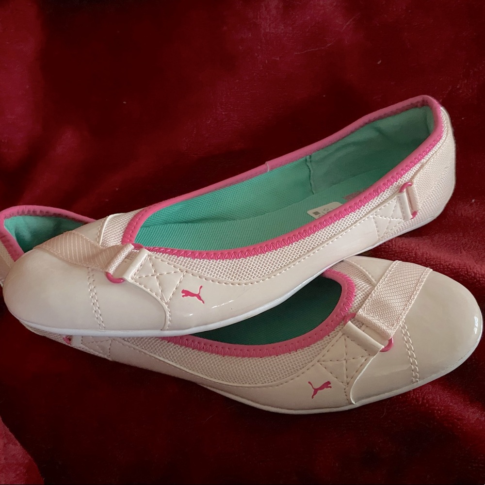 Pink Puma ballet flat